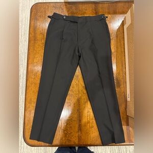 Suitsupply Black Wool Trousers